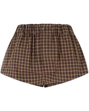Marni Paarse Popelinecoulotte - Bruin