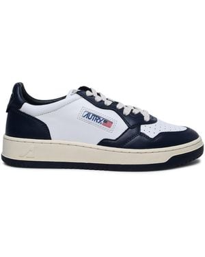 Autry 'Medalist' Blue Lear -Sneaker - Blau