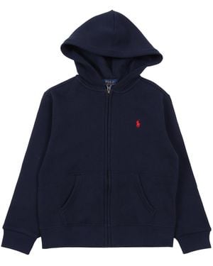 Polo Ralph Lauren Fz Hood Tops Gebreid - Blauw