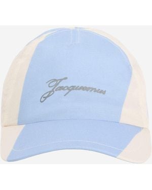 Jacquemus Baseballkappe mit Logo - Blau