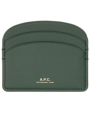 A.P.C. Demi Lune -Karteninhaber - Grün