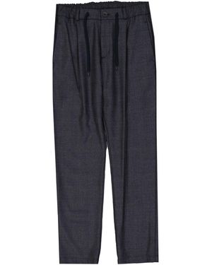 Herno Virgin Wool Casual Pants - Blau