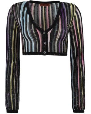 Missoni Jacquard Knit Cardigan - Nero