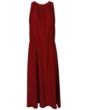 CRI.DA Silk Midi -jurk - Rood