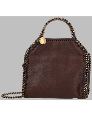 Stella McCartney Structured Shoulder Bag With Magnetic Flap - Brown