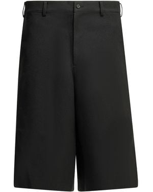 Comme des Garçons Cargo Shorts With Zipper Detail - Black