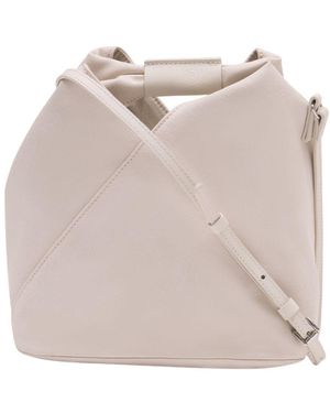 MM6 by Maison Margiela Japanische Umhängetasche Synthetisch Weiß - Pink