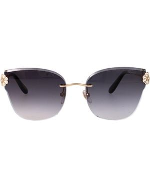Chopard Rimless Sunglasses Schl57 S 0300 - Blue