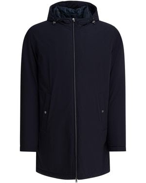 Herno "resort" Lang Nylon Donsjack - Blauw