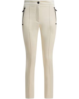 Moncler Mid-Rise Slim Fit Nylon Pants - Natur