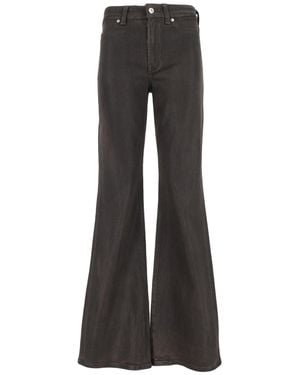 7 For All Mankind The Leggy Bootcut Vintage Coating - Black