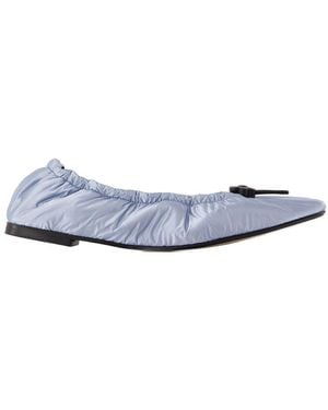 Cecilie Bahnsen Blaue Synthetik Ballerinas