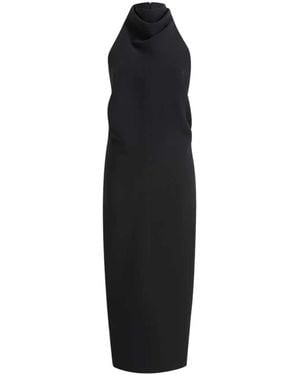 KHAITE Roxanne Neckholder-Maxikleid - Schwarz
