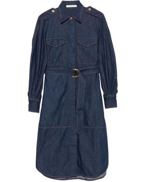 Zimmermann Denim Midi Dress - Blue