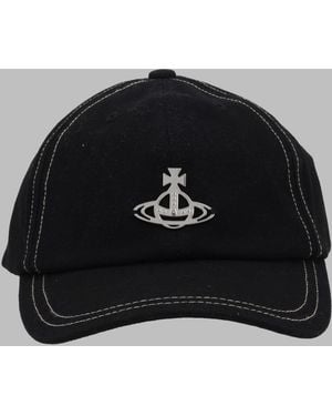Vivienne Westwood Cappello Da Baseball "Edgewear" - Black