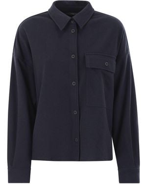 Weekend by Maxmara Nancy Flannel Jersey Jacket - Blue