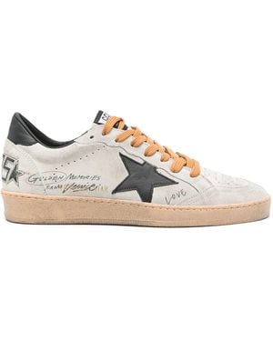 Golden Goose Goldener Gänseball Star2 Grey Black Sneaker - Pink