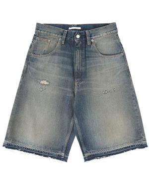 sunflower Cotton Shorts For - Blue