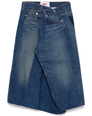 Junya Watanabe X Levi's Jeansrock - Blau