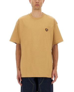 Carhartt "Heart Ii Hartt" T Shirt - Natural