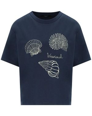 Weekend by Maxmara Sabato T Shirt - Blue