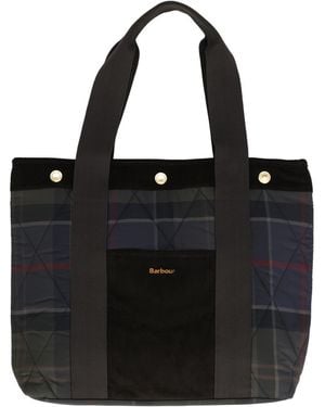 Barbour Healy Tartan Draagtas - Zwart
