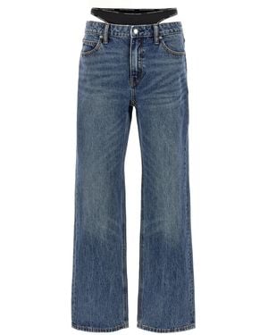 Alexander Wang 'prestyle Logo Bikini' Jeans - Blauw
