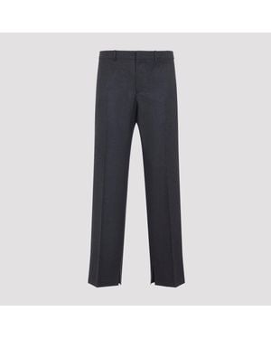 Celine Wool Trousers - Blue