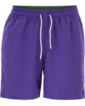 Polo Ralph Lauren Traveler Classic 14,6 cm Strand-Boxershorts - Lila