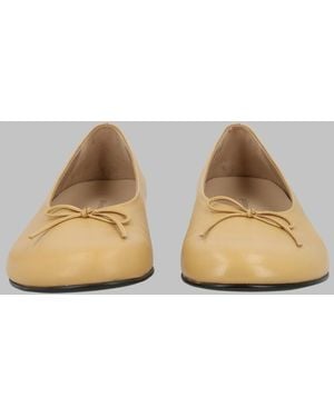 Paloma Wool Leather Ballet Flats - Natural