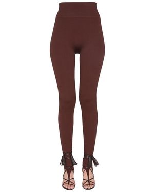 ANDREADAMO Jersey Leggings - Brown