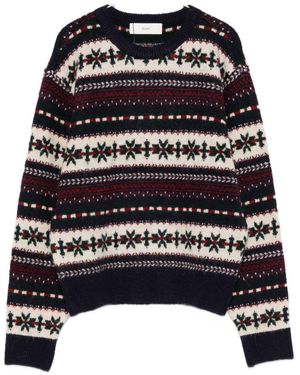 DUNST Woll Blend Crewneck -Jumper - Schwarz