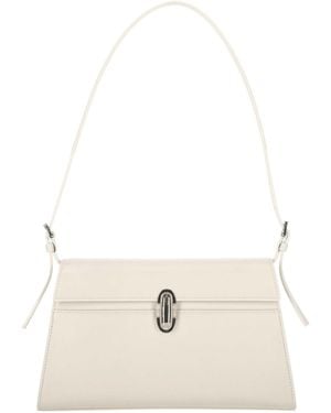 SAVETTE The Symmetry Leather Bag - White