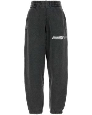 T By Alexander Wang Logo-Embossed Sweatpant - Black