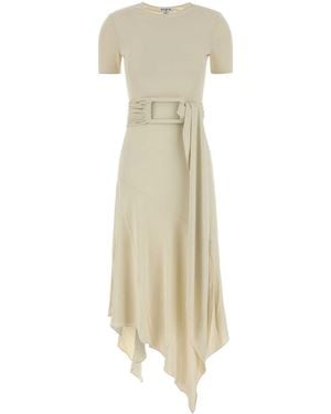 Alaïa T-Shirt Dress - White