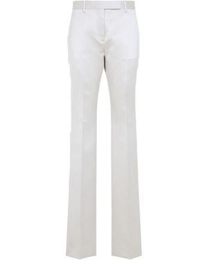 Tom Ford Cotton And Silk Blend Pants - Grey