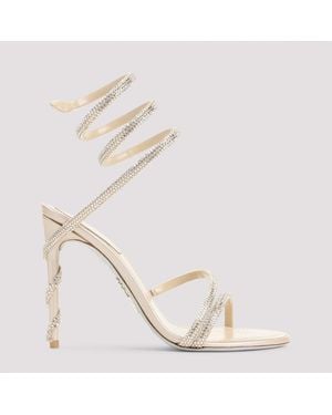 Rene Caovilla Rene Caovilla Margot Crystal Sandals - Weiß