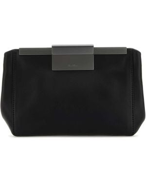 Max Mara Leather Belt Bag - Black