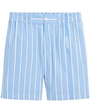 Jacquemus Gestreepte Shorts - Blauw
