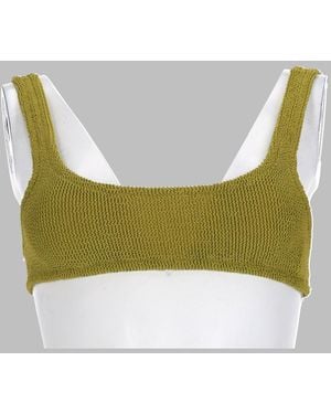 MC2 Saint Barth Top Bikini Crinckle "Naima" - Green