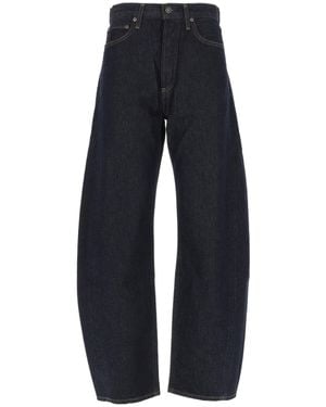 Agolde Luna Pieced Jean H/R Crv Taper - Blau