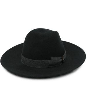 Borsalino Deva Wool Hat - Black
