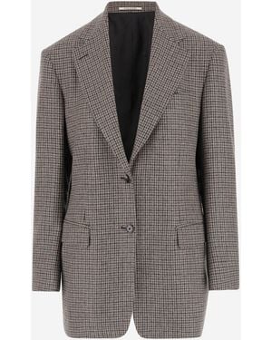 Tagliatore Single Breasted Wolljacke - Grau