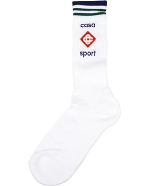 CASABLANCA Socks And Stockings Cotton - White