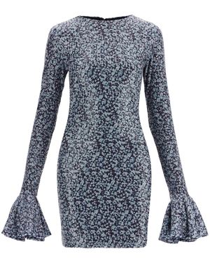 ROTATE BIRGER CHRISTENSEN Miniabito Open-Back - Blu