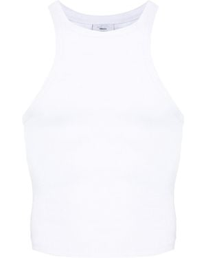 Vetements Logo Cotton Tank Top - White