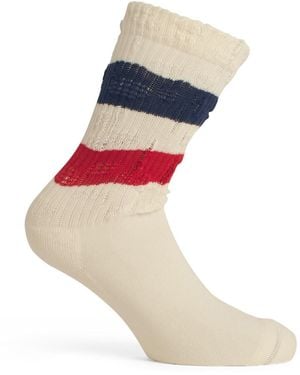 Golden Goose White Cotton Blend Sokken - Wit