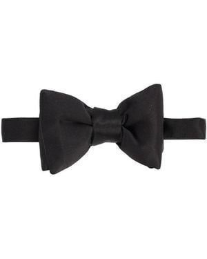 Tom Ford Bow Tie Silk Ties - Black