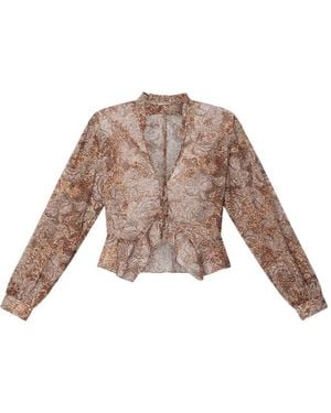 Isabel Marant Celeny Printed Blouse - Multicolor