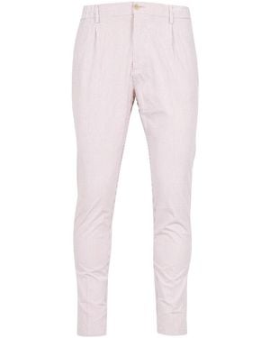 Cruna Broek Crème+pruim - Roze